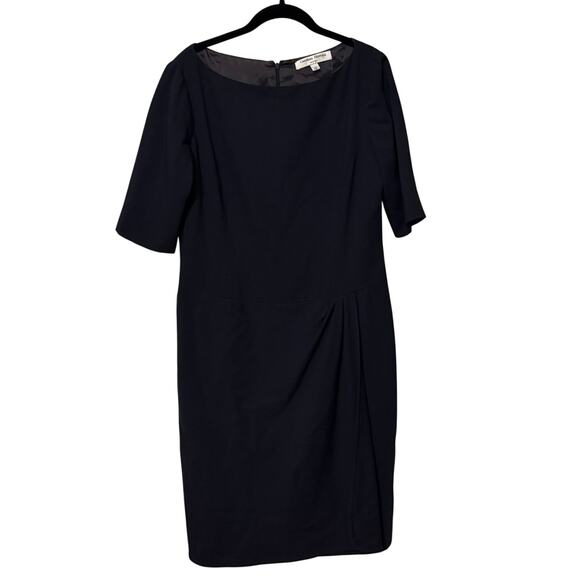 Carolina Herrera Dresses & Skirts - Carolina Herrera 100% Wool Navy Midi Dress Size 12